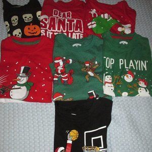 Boys Holiday shirts - size 6 & 6/7
